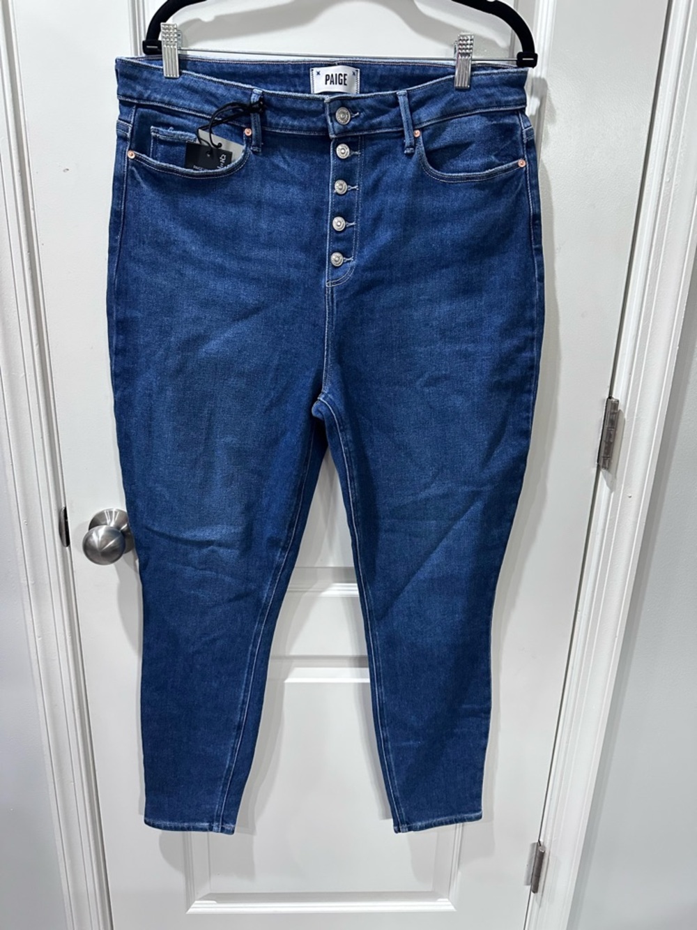 PAIGE CHEEKY Ultra High Rise Skinny Jeans - Size 34